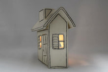 Load image into Gallery viewer, Κεραμικό σπιτάκι  λευκό μεγάλο για ρεσό