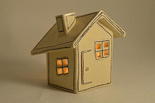 Load image into Gallery viewer, Κεραμικό σπιτάκι λευκό για ρεσό