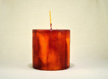 Load image into Gallery viewer, Χειροποίητα κεριά rustic διαμέτρου 10cm σετ 5 τεμαχίων